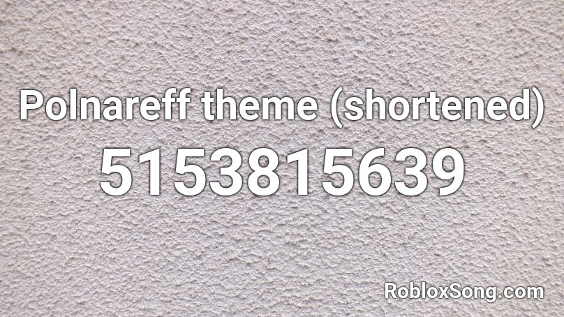 Polnareff theme (shortened) Roblox ID