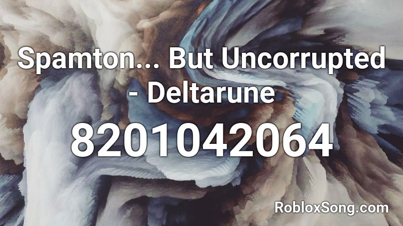 Uncorrupted Spamton - Deltarune Roblox ID