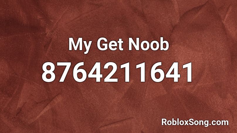 My Get Noob Roblox ID