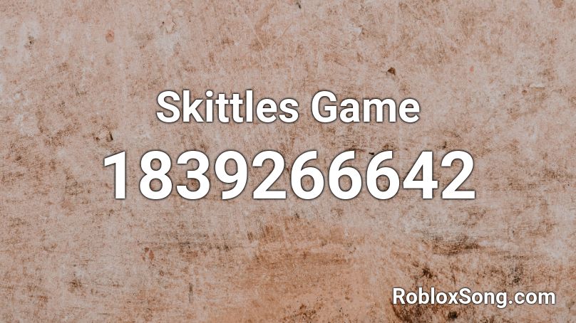 Skittles Game Roblox ID