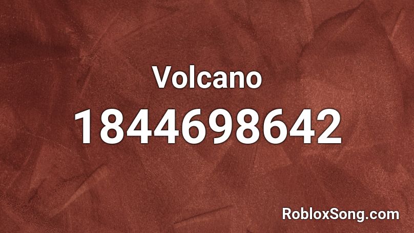 Volcano Roblox ID