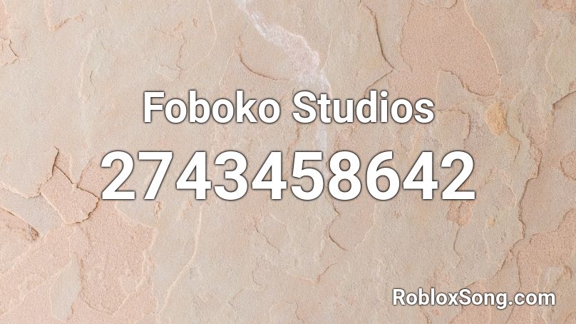 Foboko Studios Roblox ID