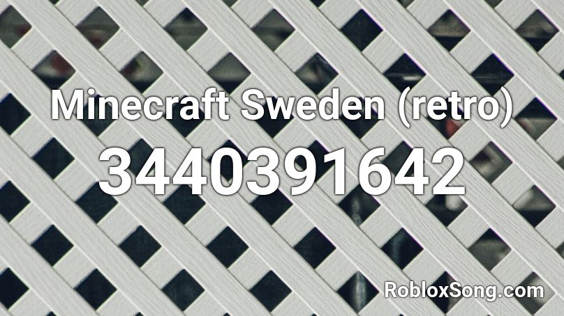 Minecraft Sweden (retro) Roblox ID
