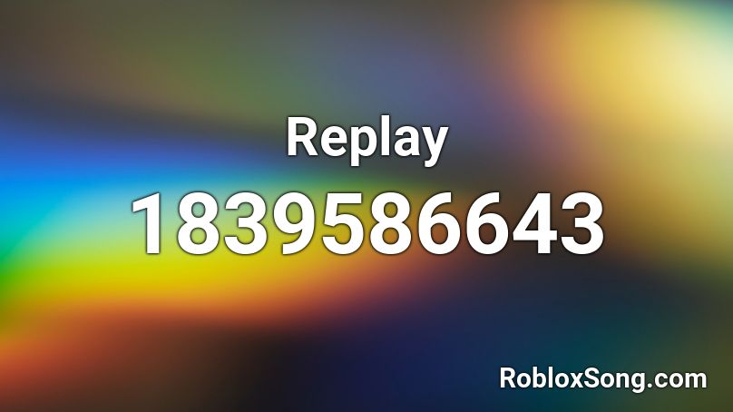 Replay Roblox ID