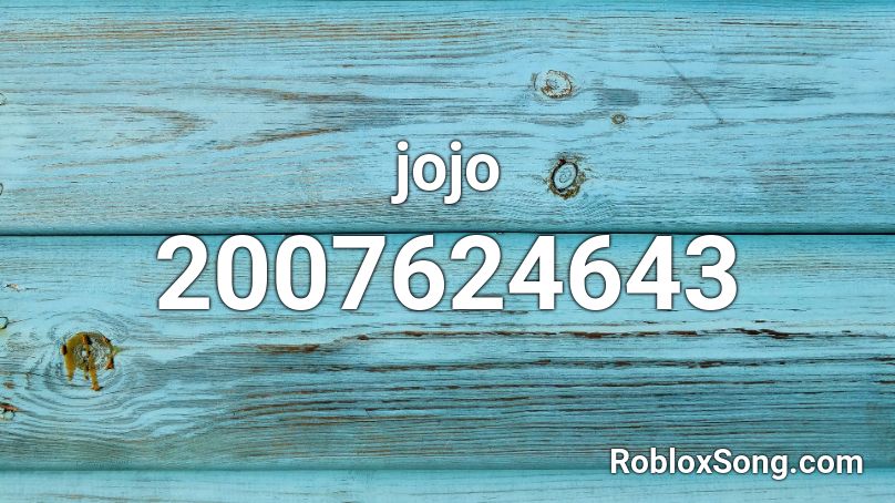 jojo Roblox ID