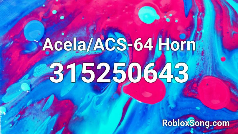 Acela/ACS-64 Horn Roblox ID