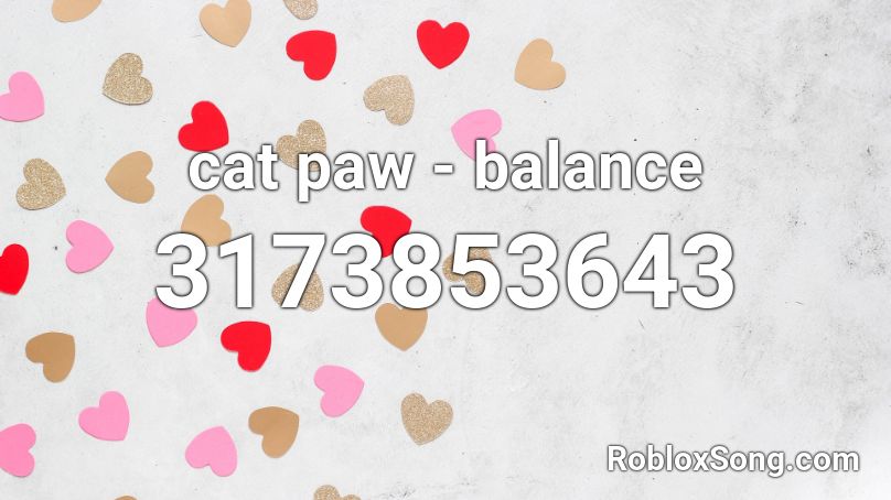 cat paw - balance Roblox ID