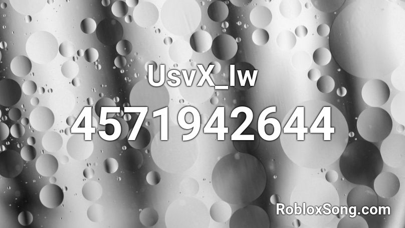 UsvX_Iw Roblox ID