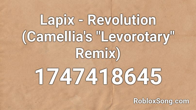 Lapix - Revolution (Camellia's 