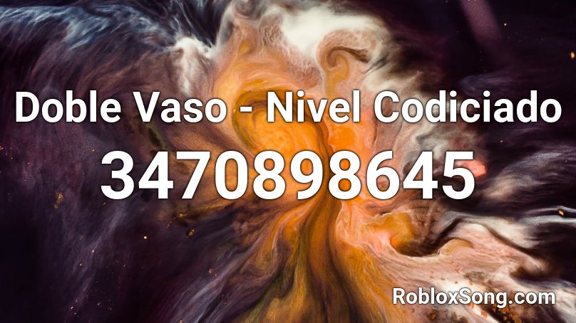 Doble Vaso - Nivel Codiciado  Roblox ID