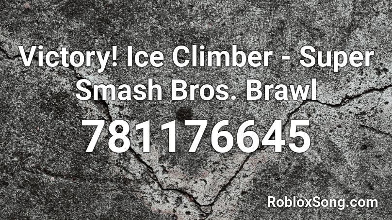 Victory! Ice Climber - Super Smash Bros. Brawl Roblox ID