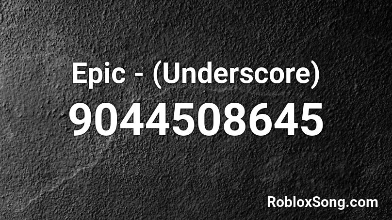 Jump Up - (Underscore) Roblox ID