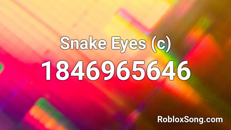 Snake Eyes (c) Roblox ID