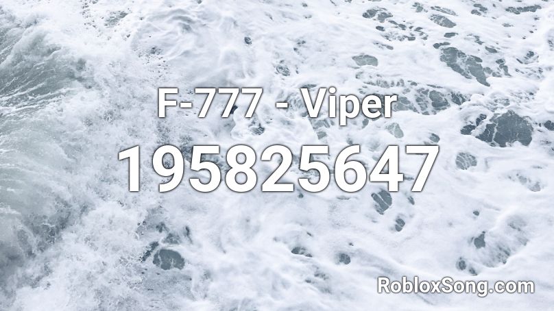 F-777 - Viper Roblox ID