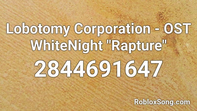 Lobotomy Corporation - OST WhiteNight 