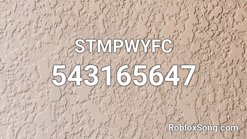 STMPWYFC Roblox ID