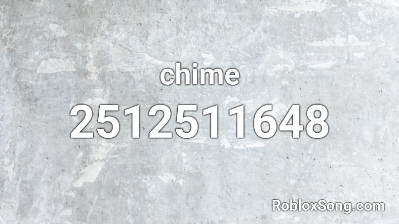 chime Roblox ID