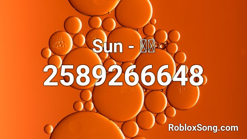 Sun - 憂鬱 Roblox ID