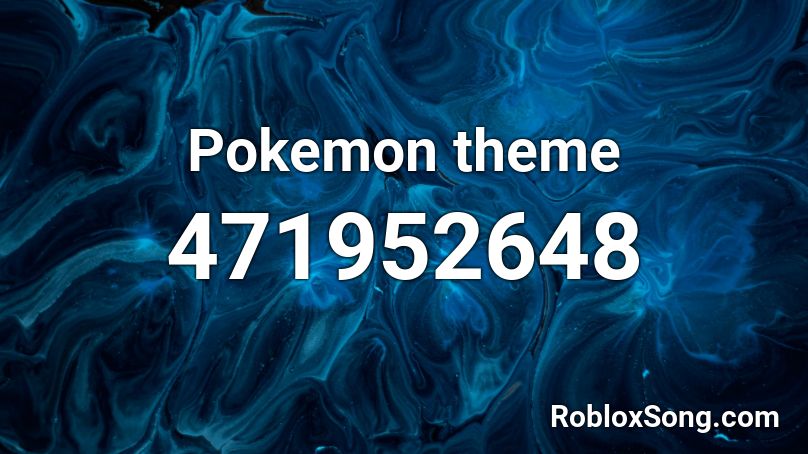 Pokemon theme Roblox ID