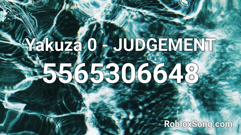 Yakuza 0 - JUDGEMENT Roblox ID