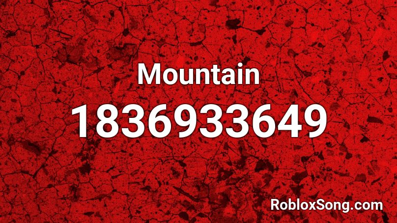 Mountain Roblox ID