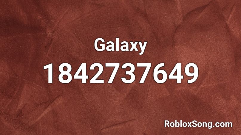 Galaxy Roblox ID