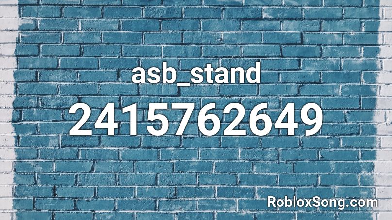 asb_stand Roblox ID
