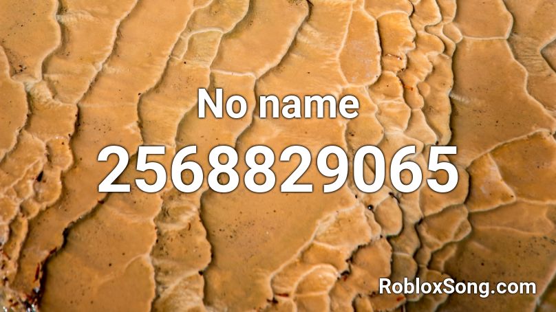 No name Roblox ID