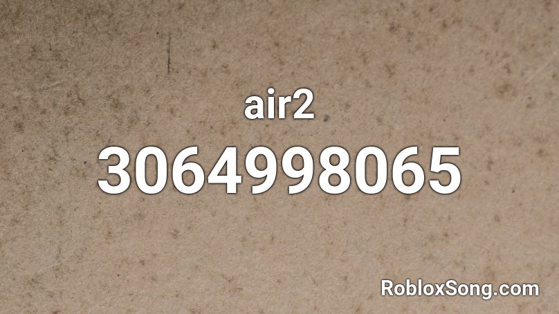 air2 Roblox ID