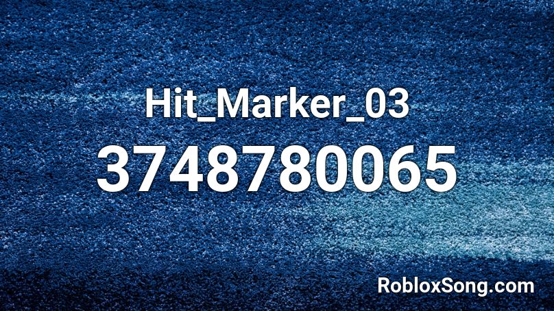 Hit_Marker_03 Roblox ID