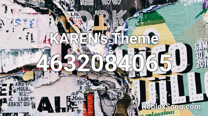 KAREN's Theme Roblox ID