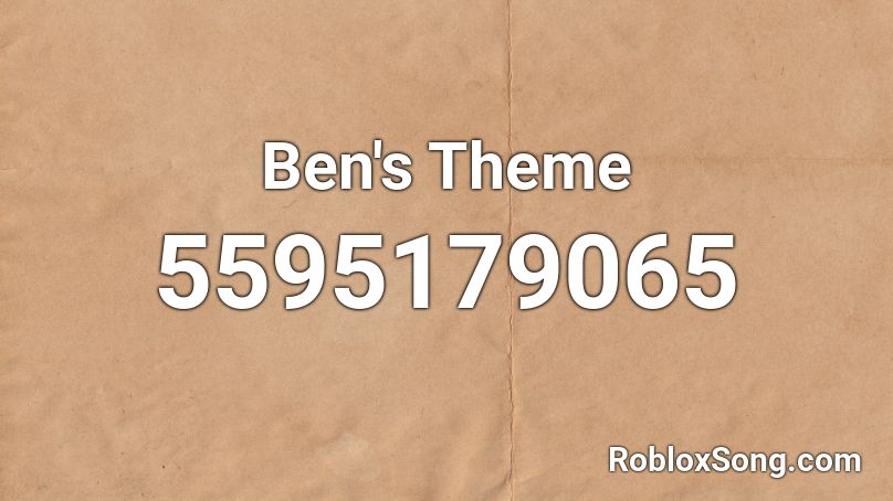 Ben's Theme Roblox ID