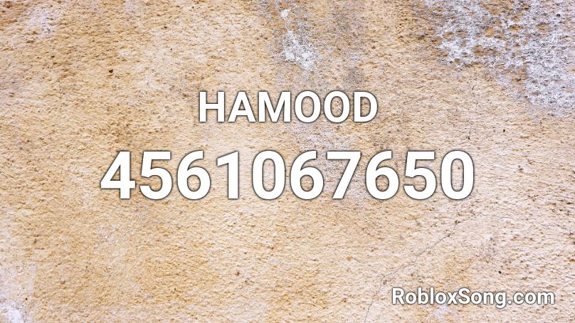 HAMOOD Roblox ID
