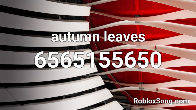 autumn leaves Roblox ID