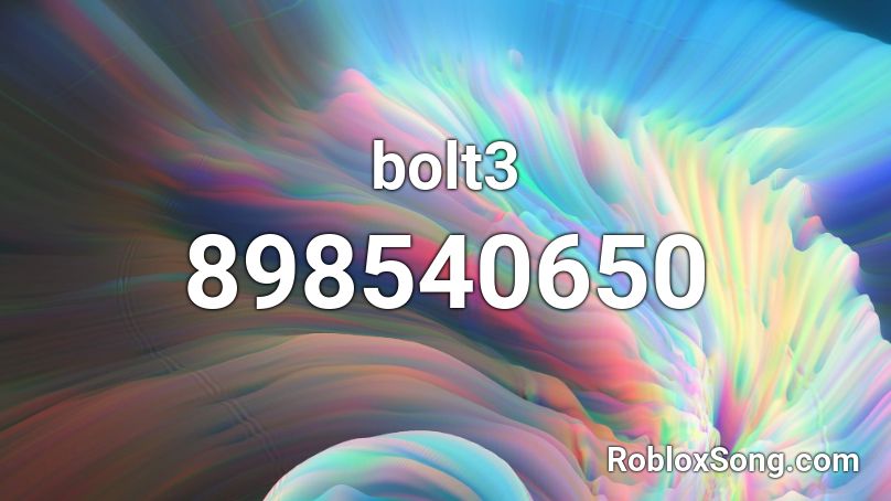 bolt3 Roblox ID