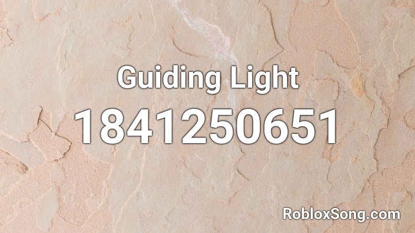 Guiding Light Roblox ID