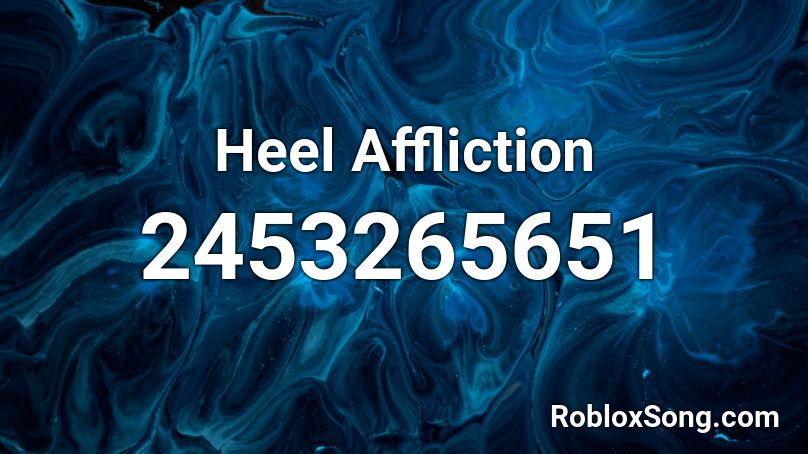 Heel Affliction Roblox ID