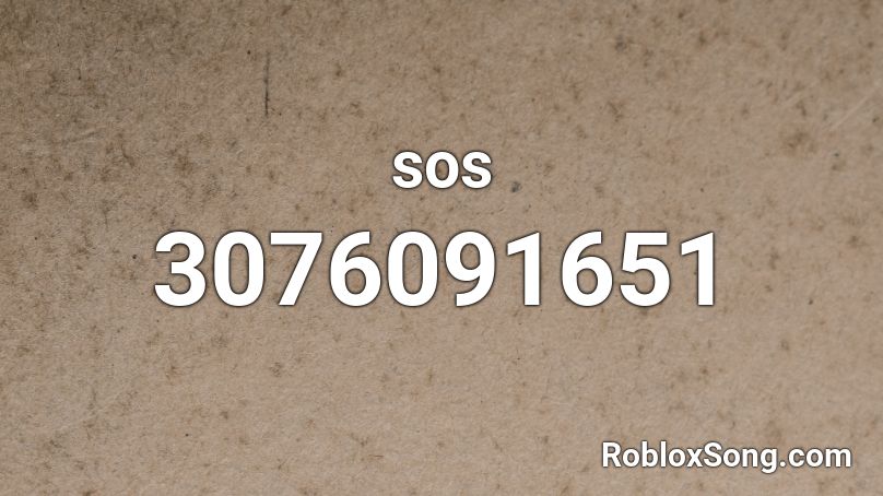 sos Roblox ID