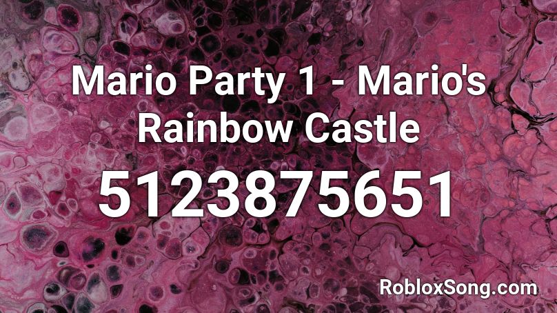 Mario Party - Mario's Rainbow Castle Roblox ID