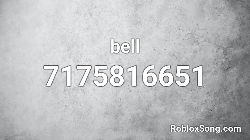 bell Roblox ID