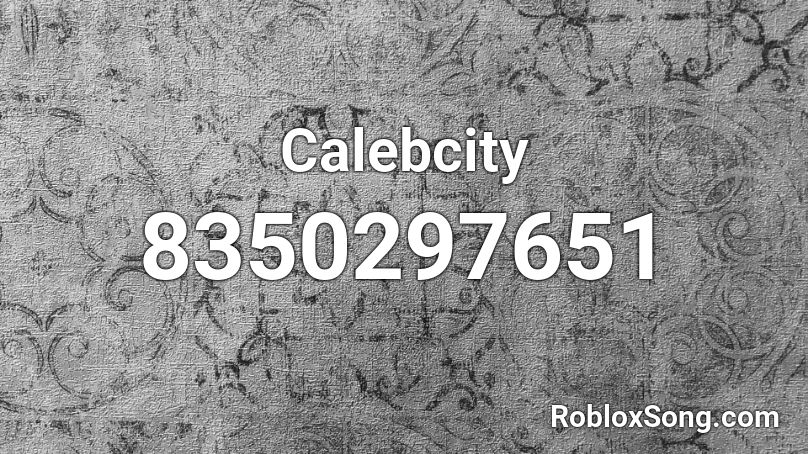 Calebcity Roblox ID