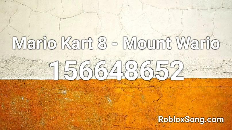 Mario Kart 8 - Mount Wario Roblox ID