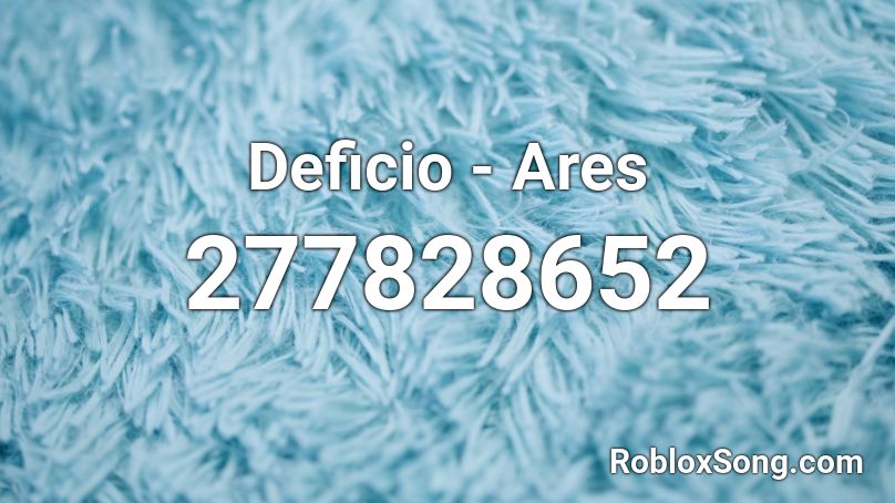 Deficio - Ares Roblox ID