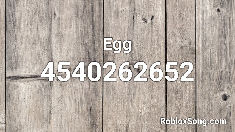 Egg Roblox ID