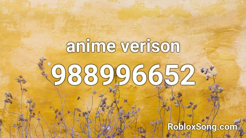anime verison Roblox ID