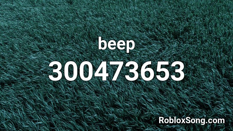 beep Roblox ID