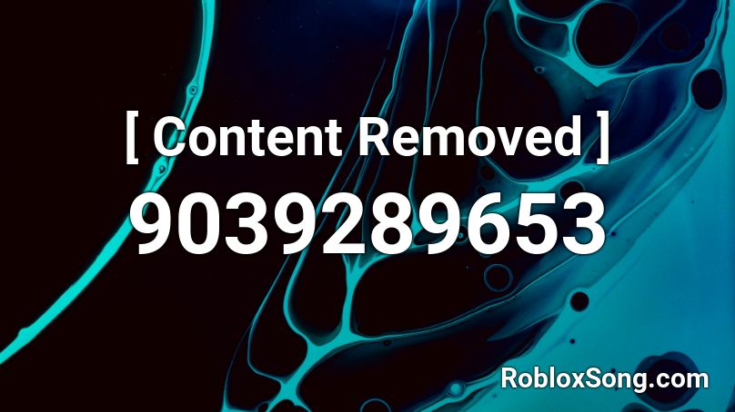 [ Content Removed ] Roblox ID