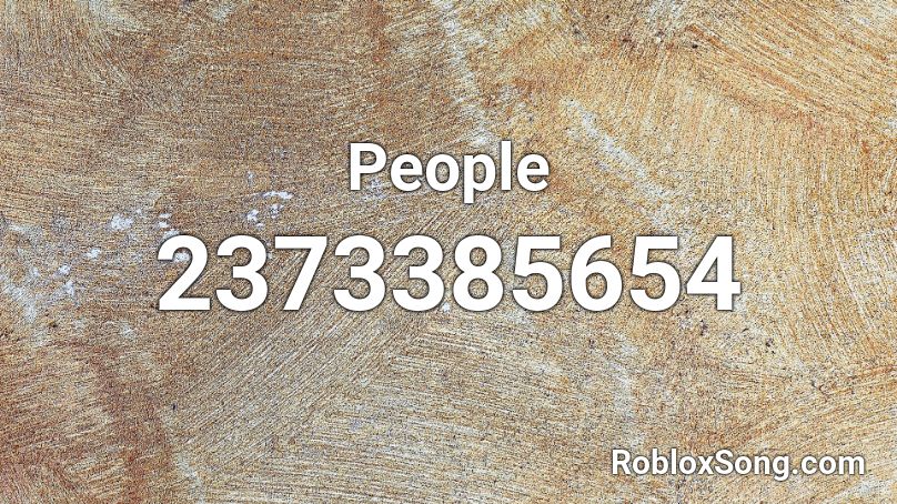 People Roblox ID