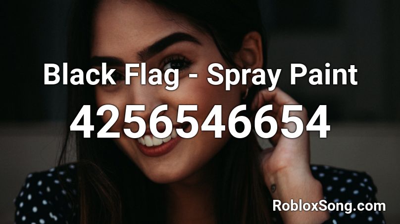 Black Flag - Spray Paint Roblox ID