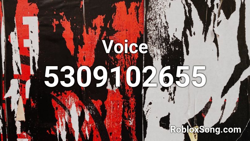 Voice  Roblox ID